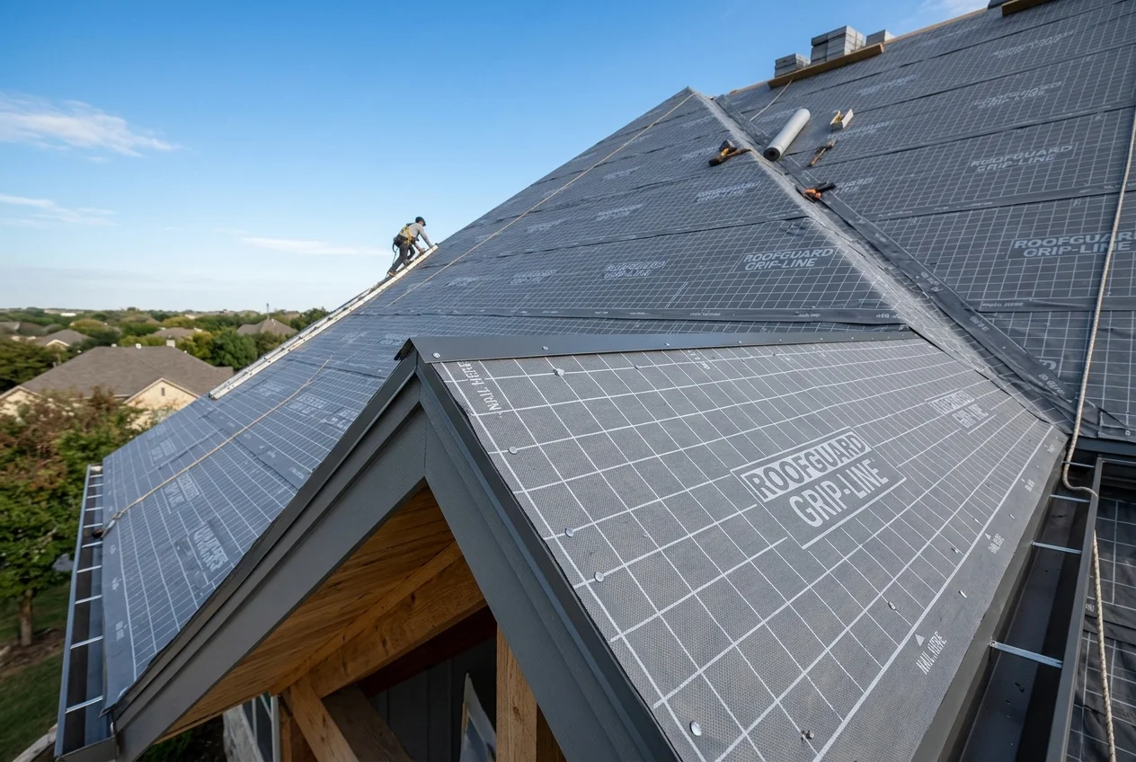 Synthetic Roofing Underlayment Sheet Installation Detail